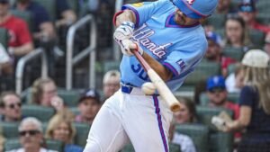 Michael Harris II’s clutch double enables Braves to drop Rockies Michael Harris II’s clutch double enables Braves to drop Rockies