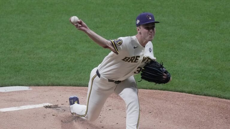 Brewers turn to Jacob Misiorowski in 2nd attempt to end World Series