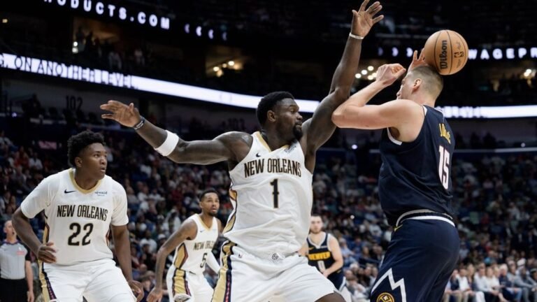 NBA roundup: Nikola Jokic’s 200th triple-double leads Nuggets past Pelicans