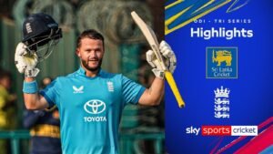 Highlights: England set record score in Lahore – but can they defend it?