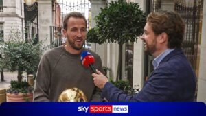 'This one's for all of us' – Kane thanks fans after Ballon d'Or win