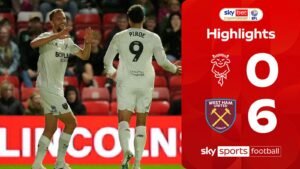 West Ham hit nine-man Lincoln for six West Ham hit nine-man Lincoln for six